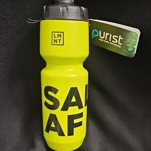 LMNT Yellow Water Bottle